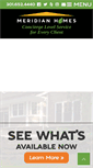 Mobile Screenshot of meridianhomesinc.com
